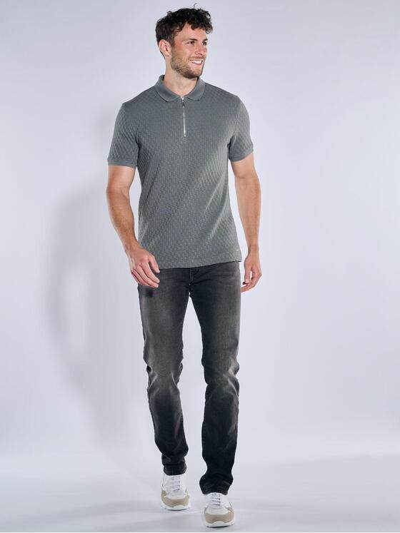 emilio adani Herren Polo-Shirt uni Türkis 39215