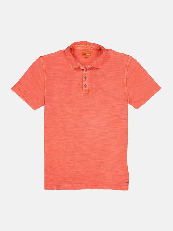 emilio adani Herren Polo-Shirt strukturiert Rot 36195