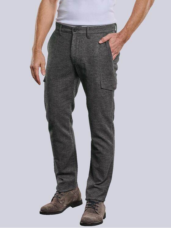 engbers Herren Cargo-Hose slim fit Mausgrau 33618