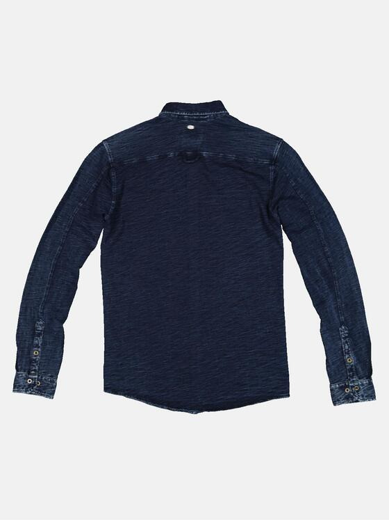 engbers Herren Hemd uni Blau 32816