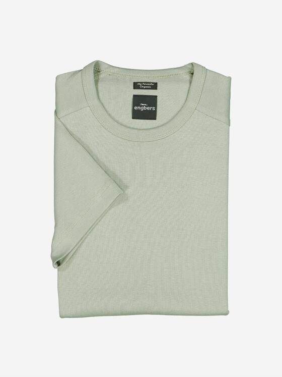 engbers Herren Basic-Shirt "My Favorite" organic Gruen 38104