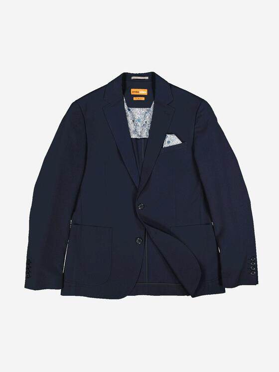 emilio adani Herren Anzug-Sakko slim fit Blau 36844