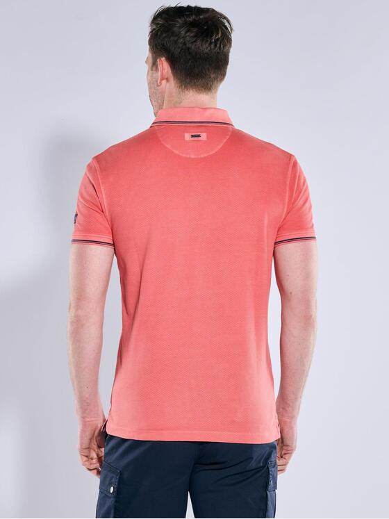 engbers Herren Polo-Shirt uni Hellrot 38962