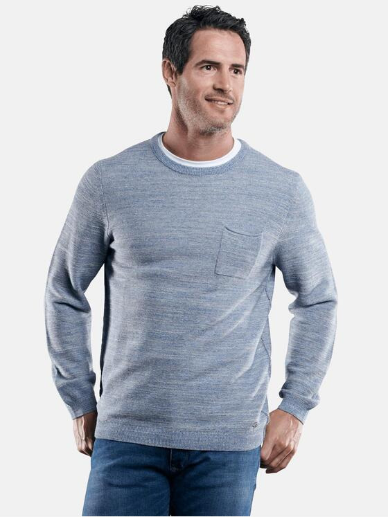 engbers Herren Modischer Pullover mit softem Warengriff Hellblau 29423