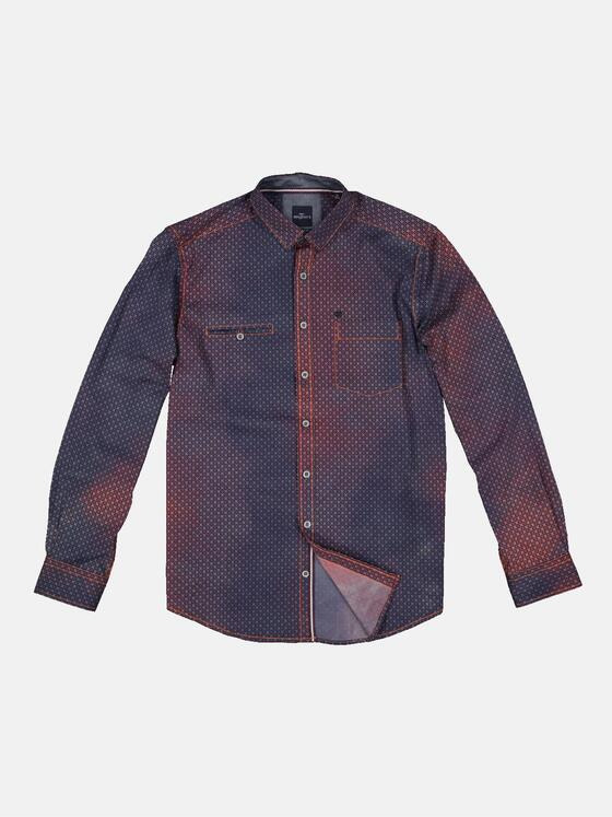 engbers Herren Hemd langarm Blutorange 34151