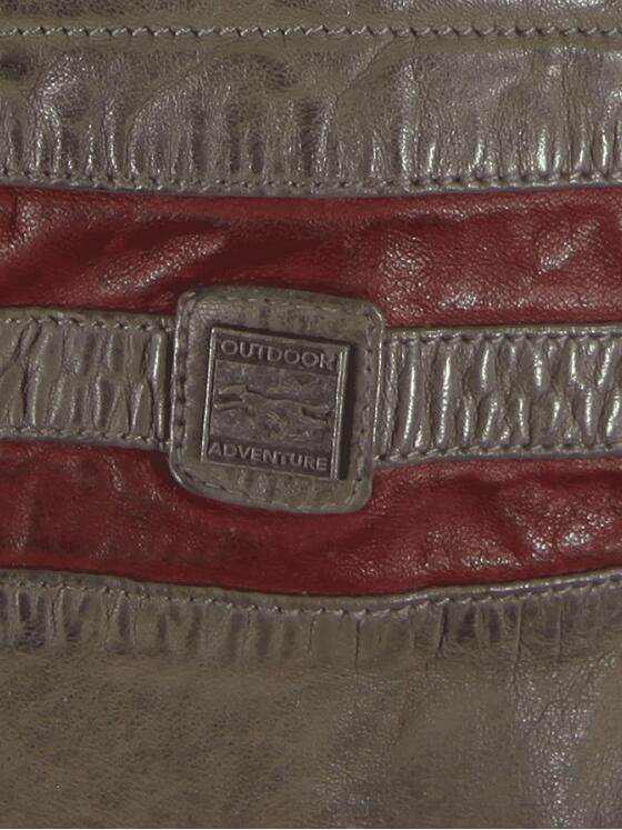 engbers Herren Lederjacke im Bikerstyle Grün 31033