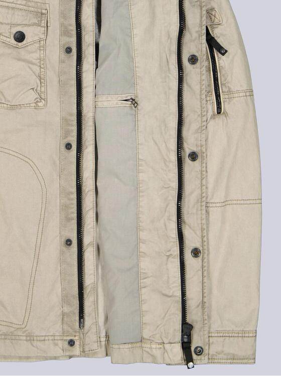 engbers Herren Jacke mit Kontrastdetails Beige 38373