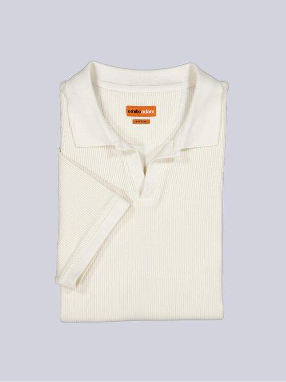 emilio adani Herren Polo-Shirt uni Beige 38319