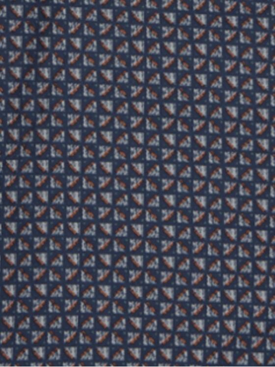 engbers Herren Langarm-Hemd gemustert Blau 33659