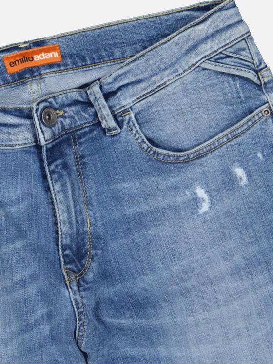 emilio adani Herren Super-Stretch-Jeans slim fit Blau 36253