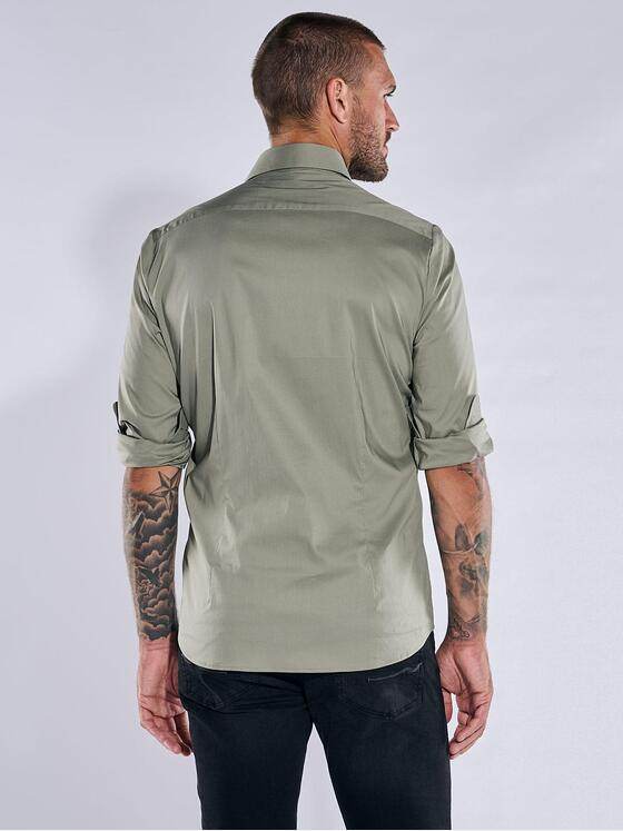 emilio adani Herren Performance Hemd "My Favorite" Grün 38002