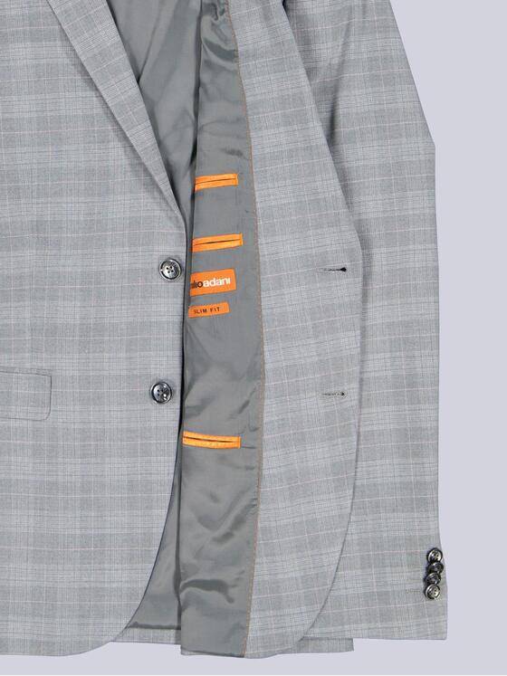 emilio adani Herren Anzug-Sakko slim fit Grau 38493