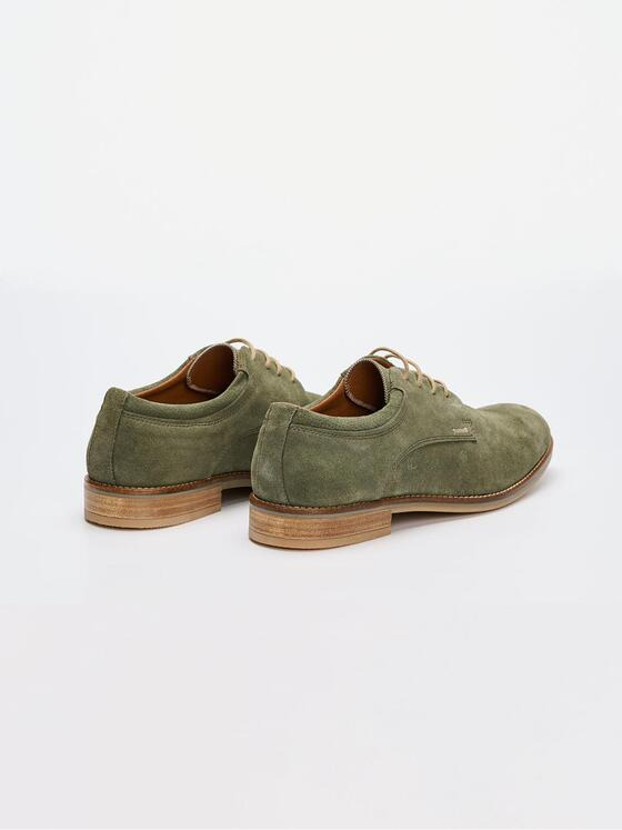 engbers Herren Halbschuh aus Leder Grün 36707