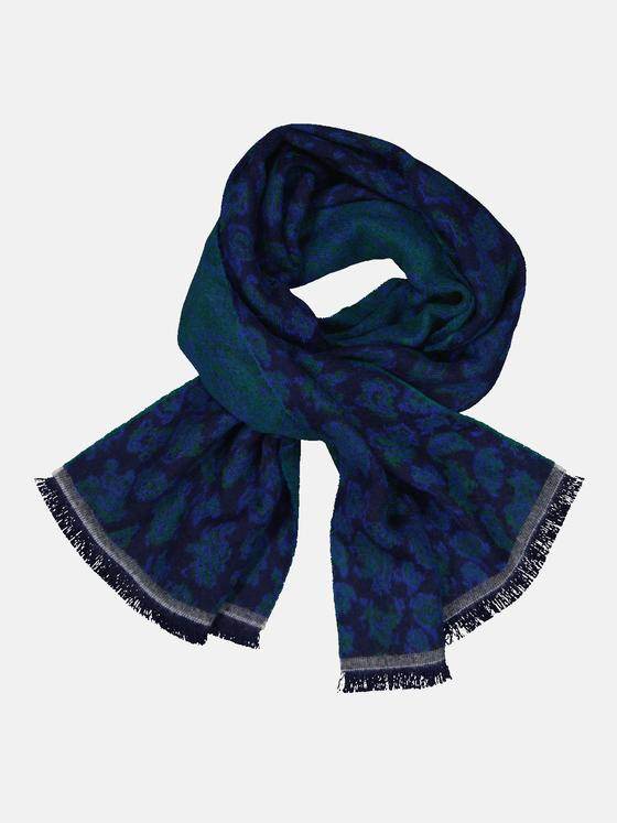 engbers Herren Schal gemustert Blau 33870