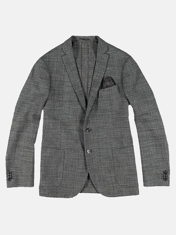 emilio adani Herren Anzug-Sakko slim fit Grau 32039
