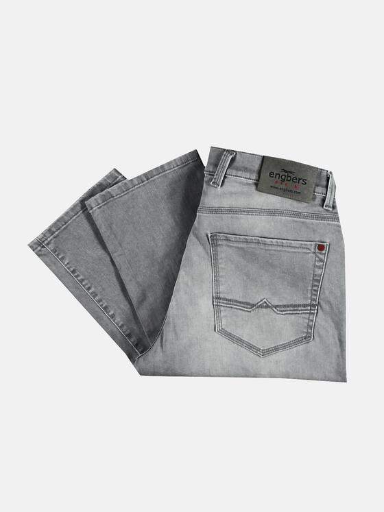 engbers Herren Jeans 5-Pocket Superstretch Grau 29178