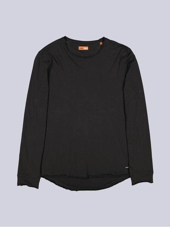 emilio adani Herren Langarm-Shirt "My Favorite" Schwarz 35662