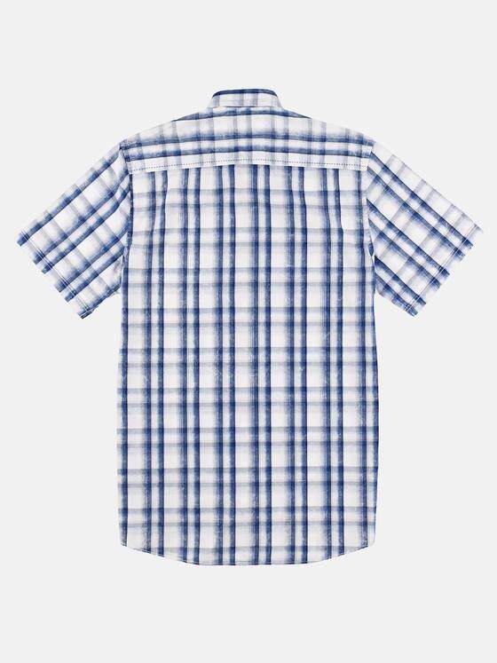 engbers Herren Sommerliches Karohemd mit dezenten Kontrastdetails Marineblau 29608