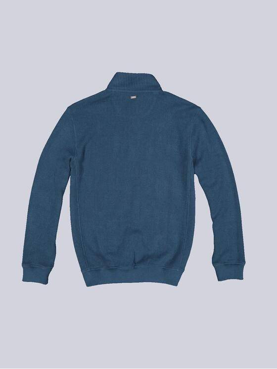 engbers Herren Sweatshirt Stehbund Petrolblau 33751