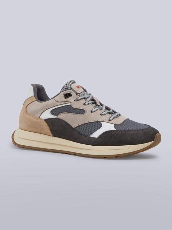 emilio adani Herren Sneaker atmungsaktiv Beige 39284