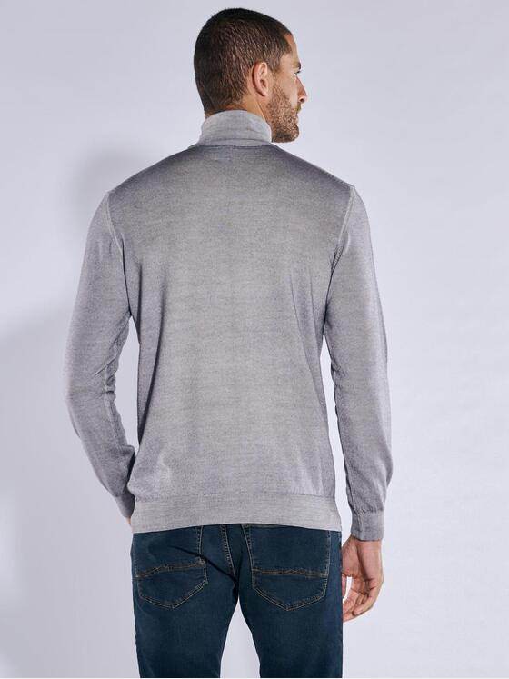 engbers Herren Pullover mit Rollkragen Grau 37800