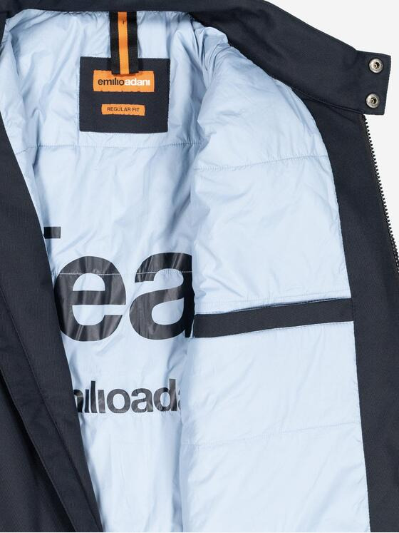 emilio adani Herren Blouson-Jacke regular Blau 37183