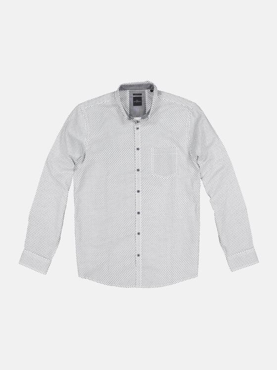 engbers Herren Langarm-Hemd "My Favorite" Blau 34366