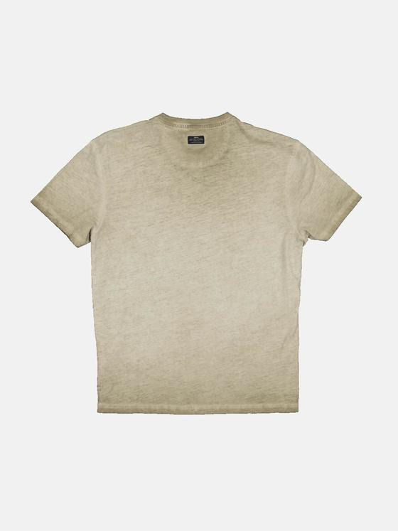 engbers Herren T-Shirt mit Print Beige 34340