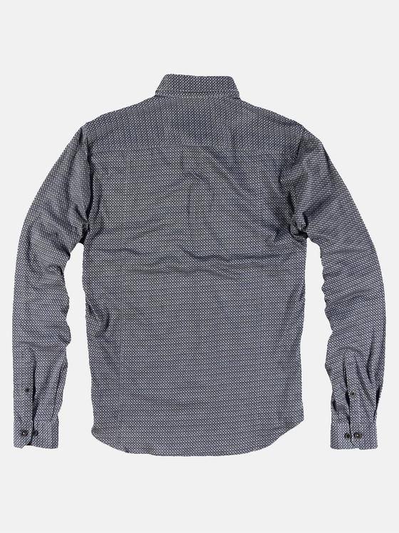 emilio adani Herren Hemd langarm Schwarz 30373