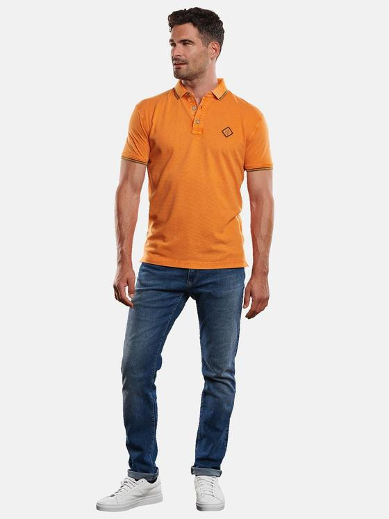 engbers Herren Poloshirt sportiv Dunkelorange 31783