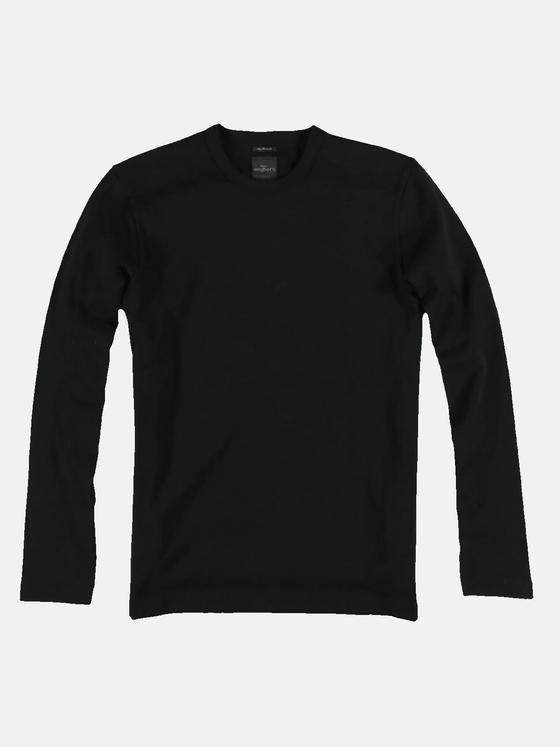 engbers Herren Langarm-Shirt "My Favorite" Schwarz 32809