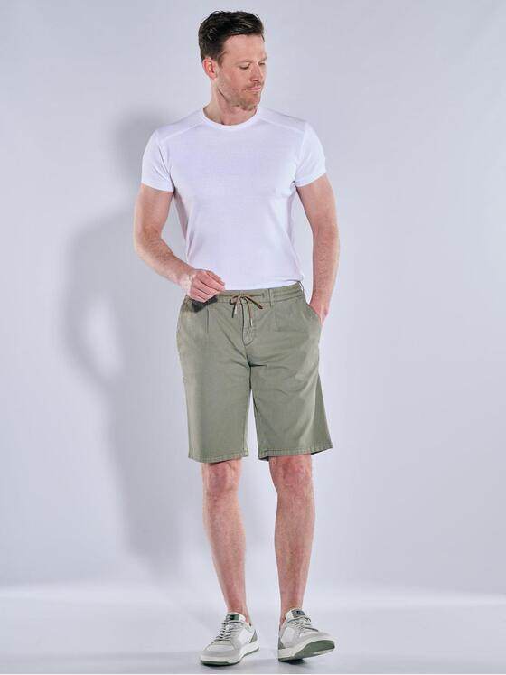 engbers Herren Chino-Bermuda mit Tunnelzug Khaki 39020
