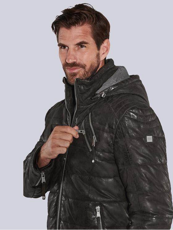 engbers Herren Lederjacke regular Braun 35447