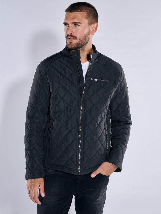 emilio adani Herren Funktionsjacke regular Schwarz 37417