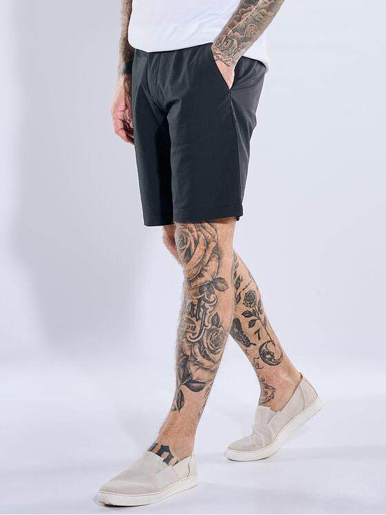 emilio adani Herren Bermuda Schwarz 40752