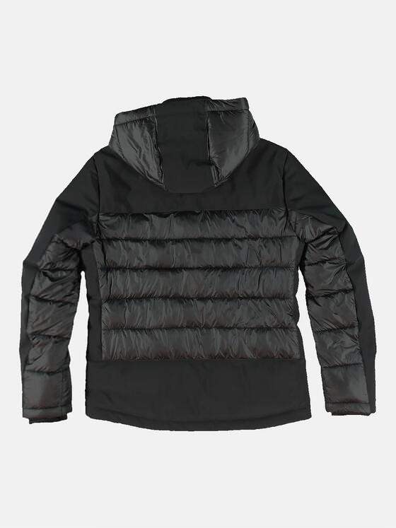 emilio adani Herren Jacke im Materialmix Schwarz 31889