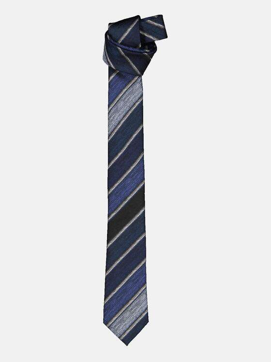 engbers Herren Krawatte gestreift Blau 34012