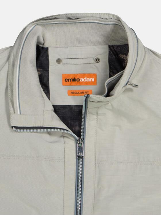 emilio adani Herren Übergangsjacke regular Weiß 36500