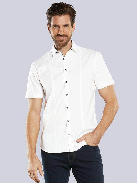 engbers Herren Kurzarm-Hemd "My Favorite" Weiß 34369