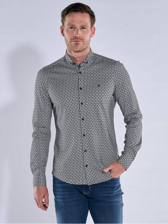 engbers Herren Hemd langarm Grau 39598