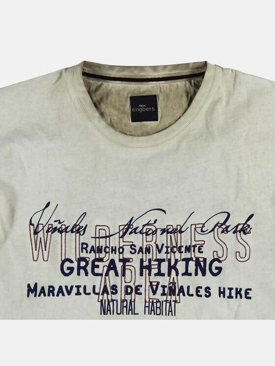 engbers Herren Rundhals T-Shirt Sand 23653