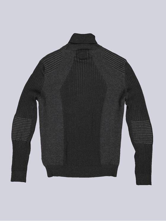 ENGBERS GERMANY Herren Pullover aus Merinowolle Schwarz 35992