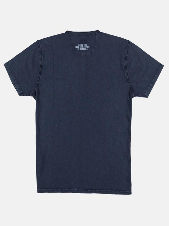 engbers Herren Henley T-Shirt Saphirblau 29221