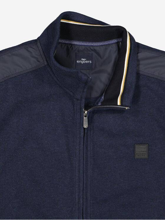 engbers Herren Sweatjacke regular Saphirblau 37749