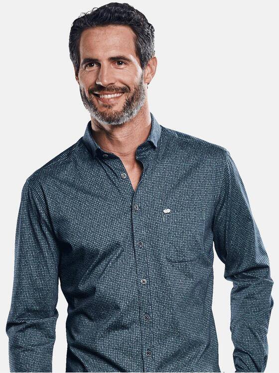 engbers Herren Hochelastisches Jerseyhemd Dunkelgruen 30910