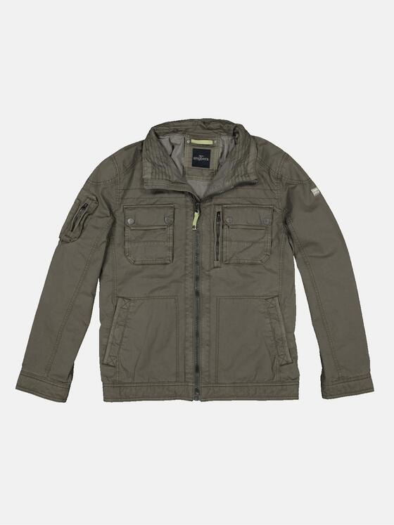 engbers Herren Baumwoll-Jacke regular Grün 34293