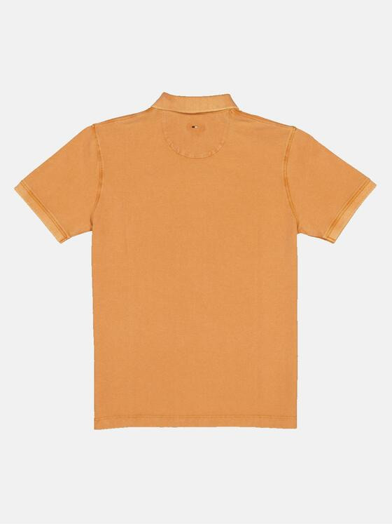 emilio adani Herren Polo-Shirt uni Orange 32768