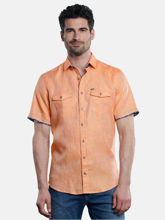 engbers Herren Hemd uni Reinorange 31632