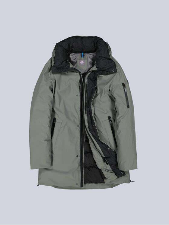 ENGBERS GERMANY Herren Jacke mit Funktionsdetails Gruen 39316