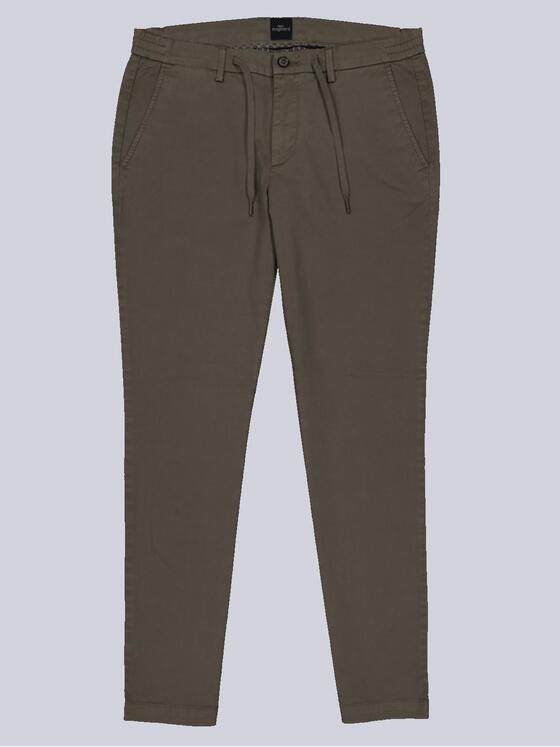 engbers Herren Chino mit Tunnelzug Grün 35224